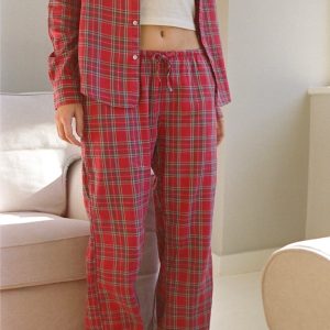 Noelia Plaid Pants