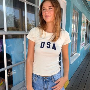 Hailie USA Top