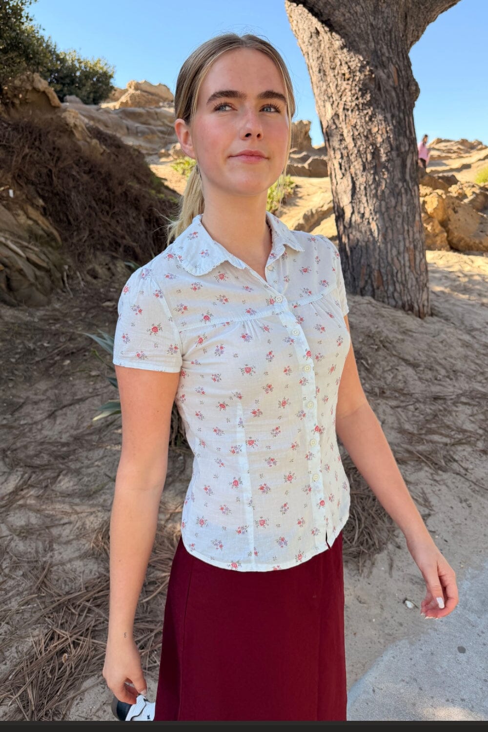 Teagan Flowers Top - Image 2