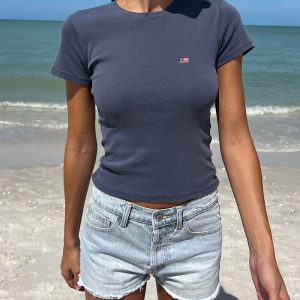 Loreen American Flag Top