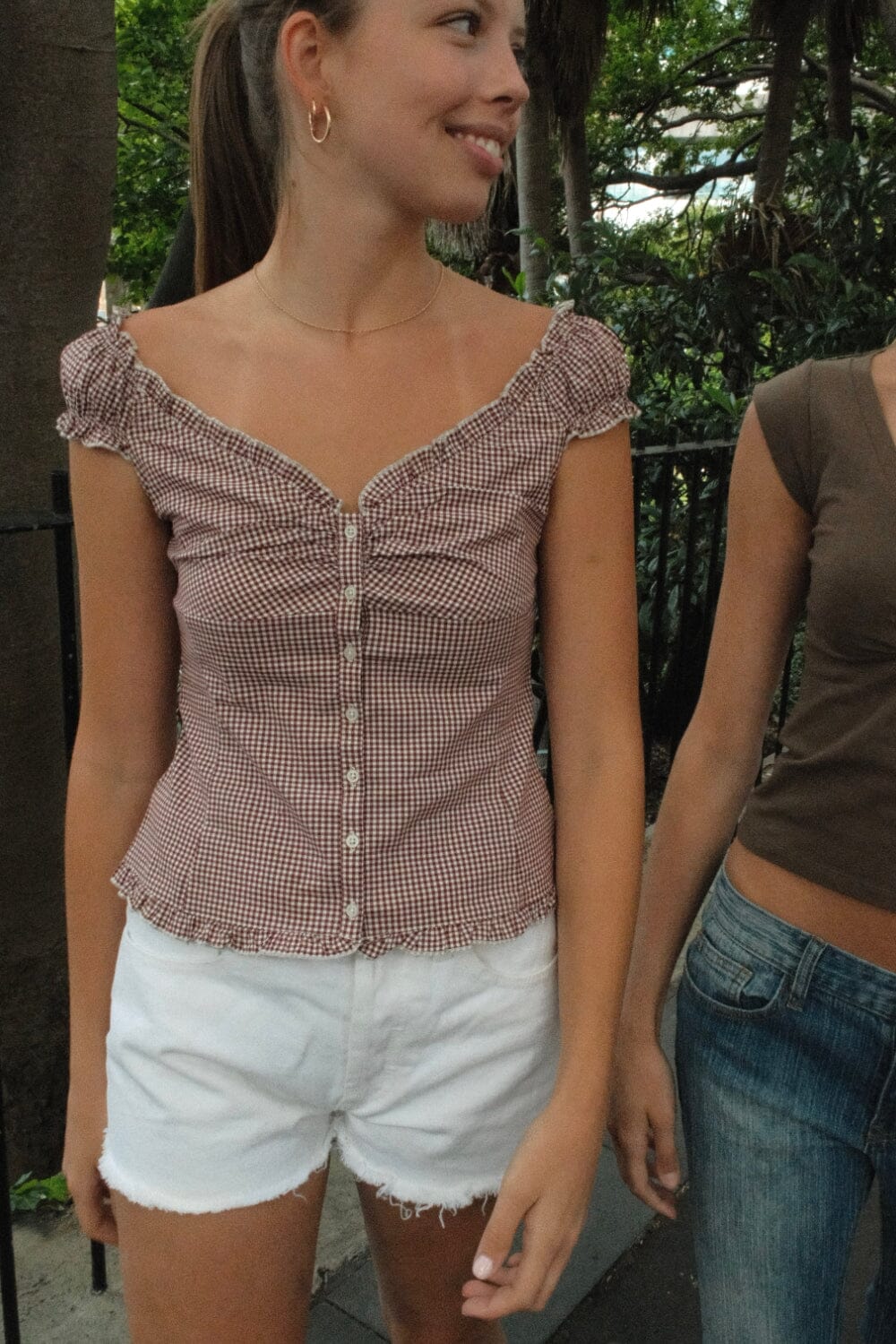 Elena Gingham Top - Image 2
