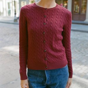 Amalie Cable Knit Cardigan