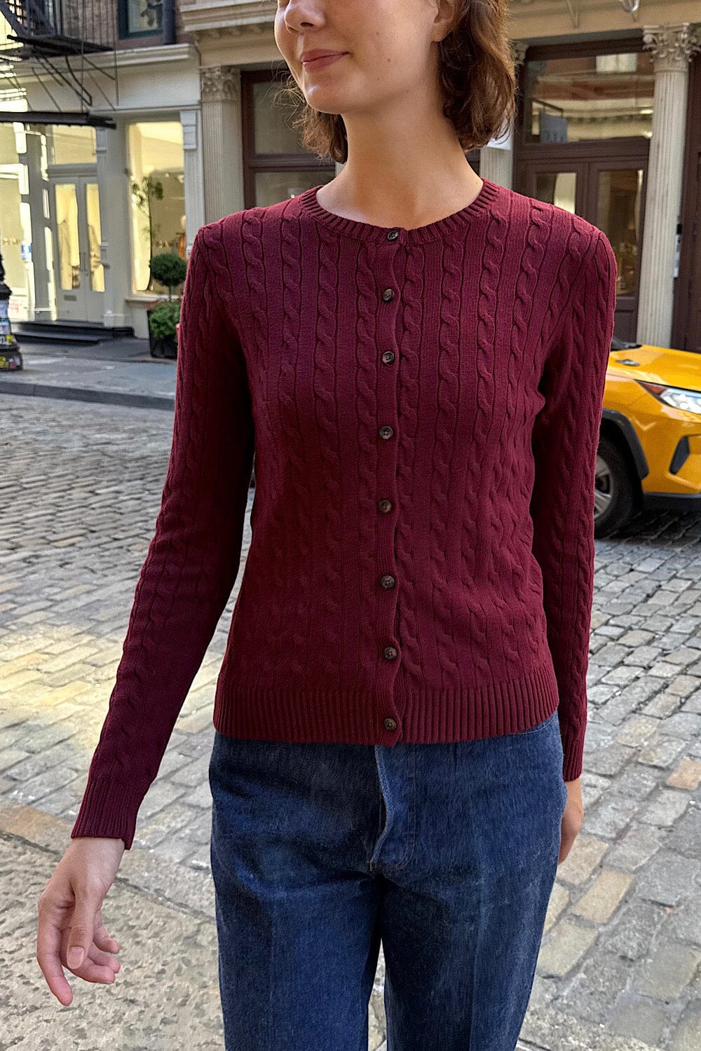 Amalie Cable Knit Cardigan - Image 2