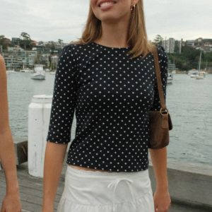 Jennie Polka Dots Top