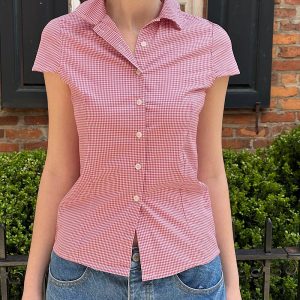Rue Plaid Top