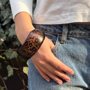 Leopard Rigid Bracelet