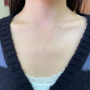 Sterling Silver Cross Necklace