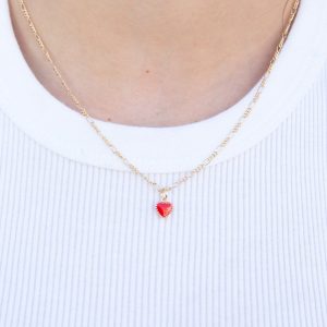 Red Heart Necklace
