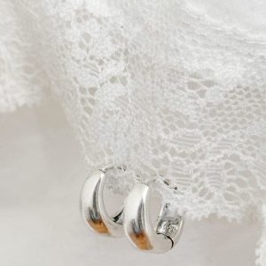 Sterling Silver Hoop Earrings