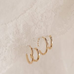 Hoops Earrings Set