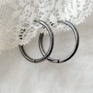 Mini Thick Hoop Earrings