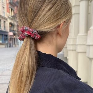 Plaid Scrunchie