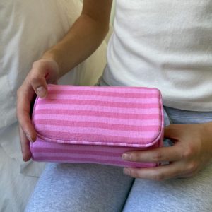 Stripes Makeup Bag