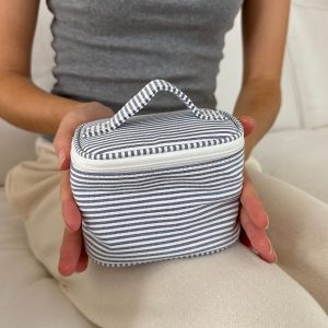 Stripes Makeup Bag