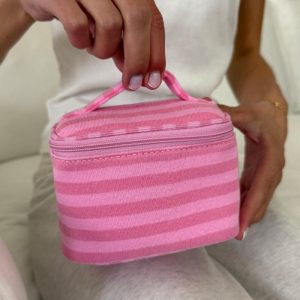 Stripes Makeup Bag